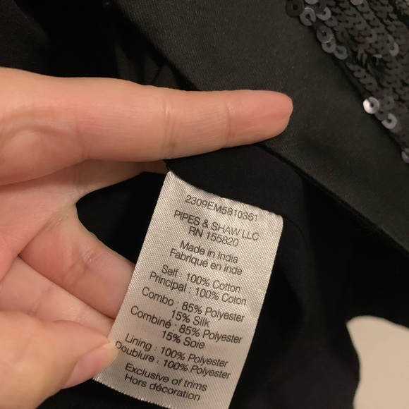 Veronica Beard Delony Cropped Jacket in Black - Picture 8 of 10